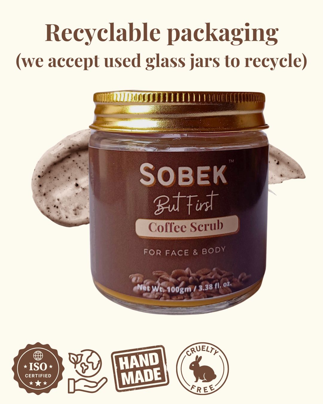 But First Coffee- Face And Body Scrub | Exfoliate, Acne And Tan