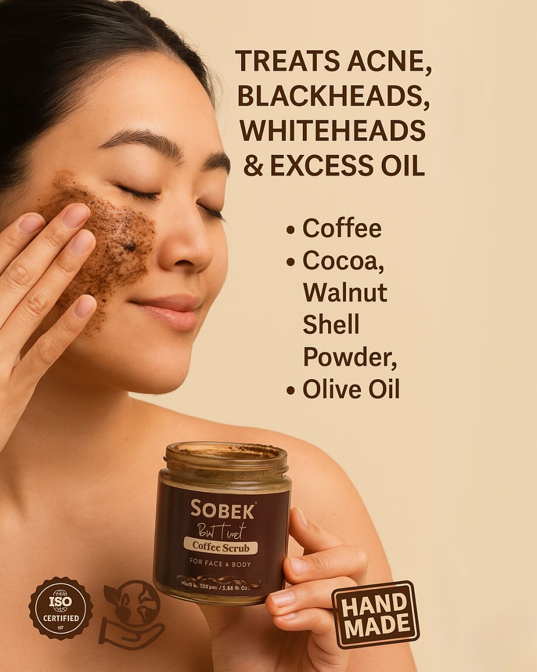 But First Coffee- Face And Body Scrub | Exfoliate, Acne And Tan