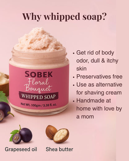 Lavender Purple Lavy Whipped Cream Soap and Body Wash-100g