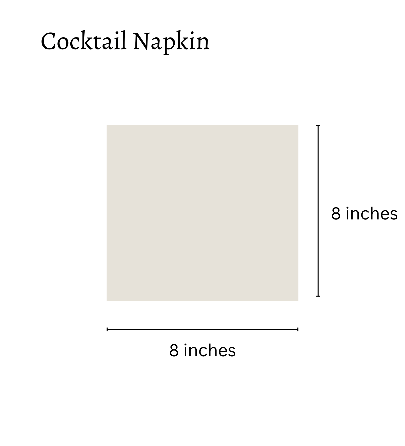 Anthophile Cocktail Napkin- Set of 2