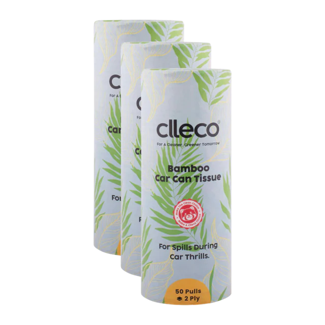 Bamboo 2 Ply Car Tissue – Eco-Friendly & Soft Travel Tissue Paper