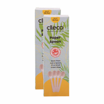 Paper Spoons 30 pcs – Eco-Friendly Disposable Spoons for Parties