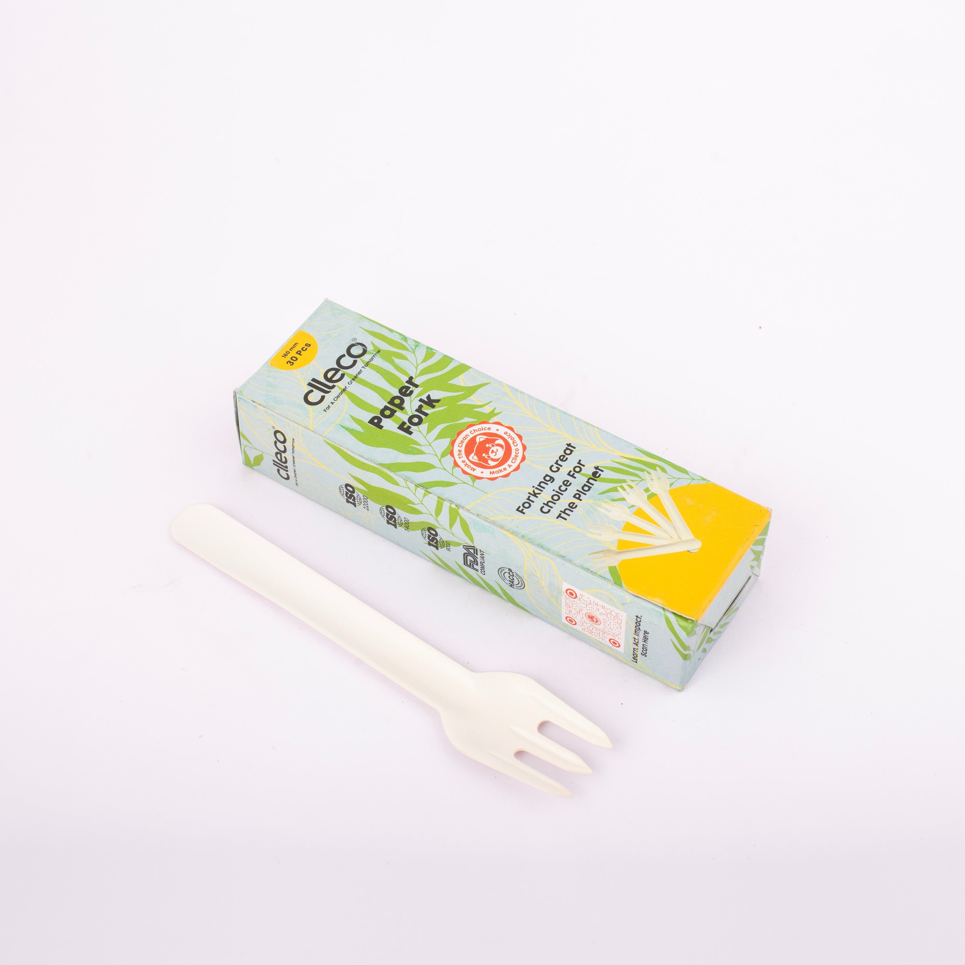Paper Forks 30 pcs – Eco-Friendly Disposable Cutlery for Parties