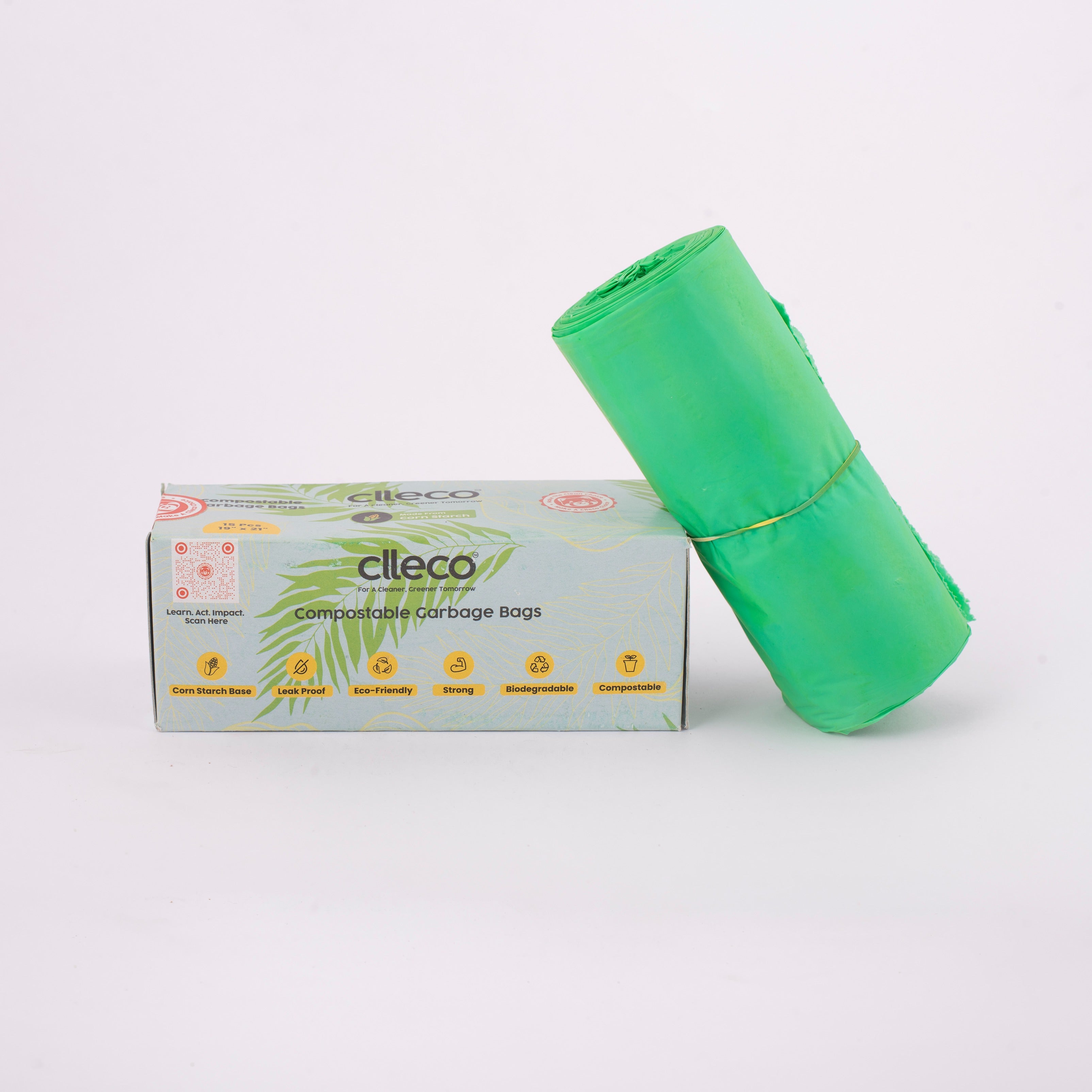Compostable Garbage Bags – Eco-Friendly Biodegradable Trash Bags