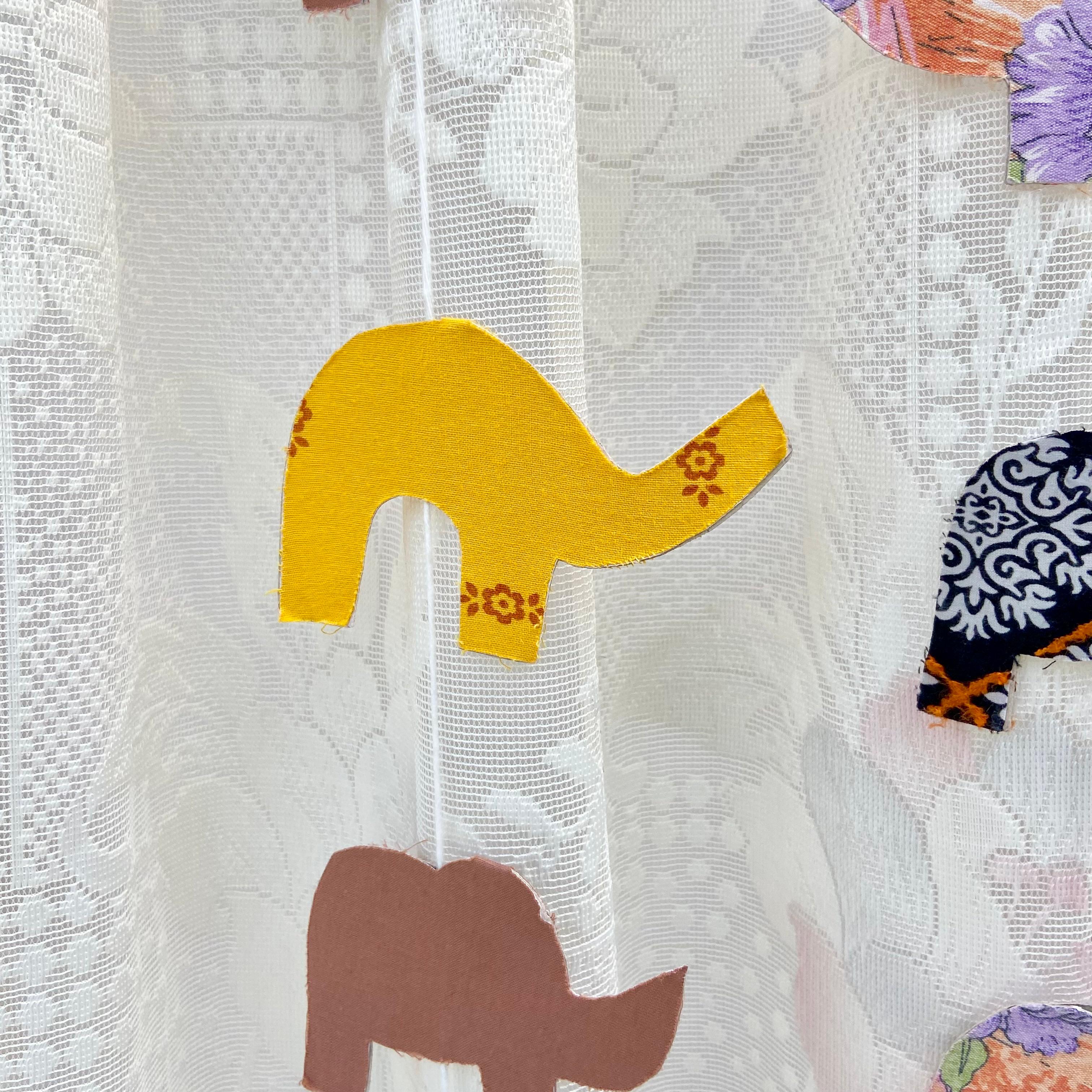 Eco-Friendly Elephant Cloth Dangler | Handcrafted Bohemian Home Decor
