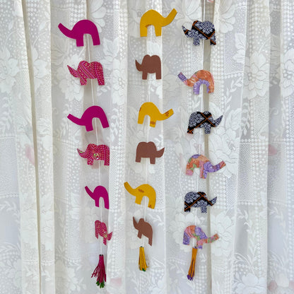 Eco-Friendly Elephant Cloth Dangler | Handcrafted Bohemian Home Decor