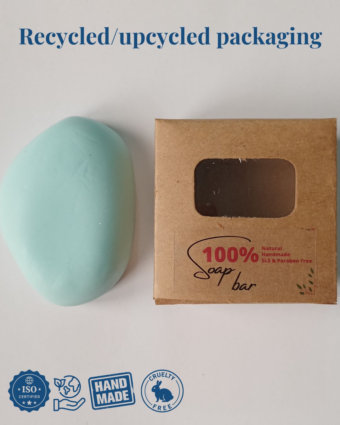 Pebble Shaped Goat Milk and Shea Butter Soap Bar-100 g