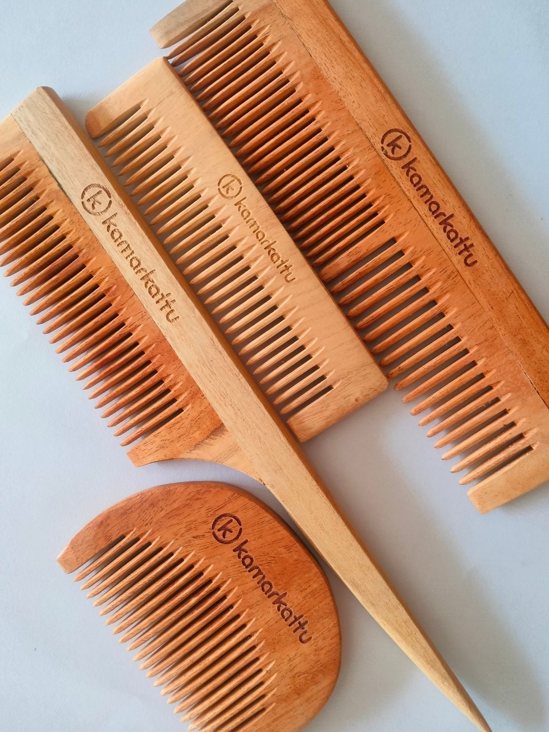 Neem Wood Comb | Natural, Anti-Dandruff & Eco-Friendly Hair Care