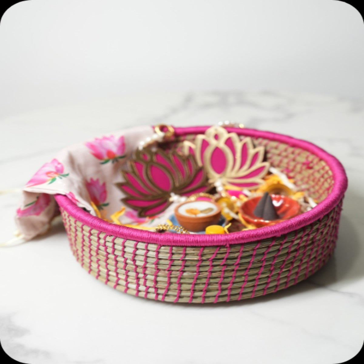 Swadeh Sabai Multi-purpose Grass Basket |  Set of 2
