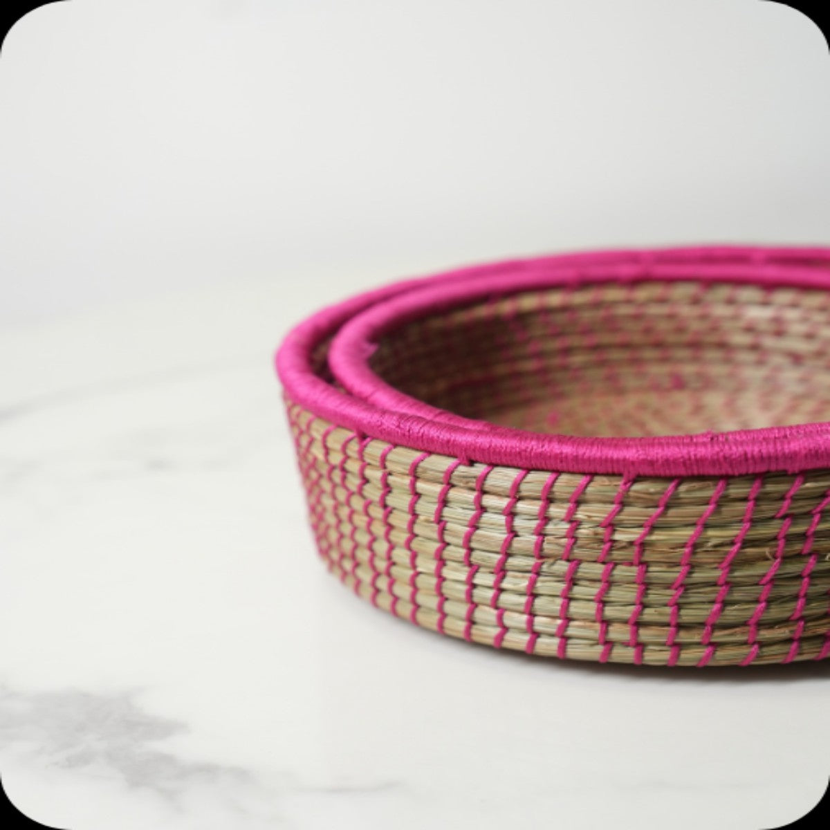 Swadeh Sabai Multi-purpose Grass Basket |  Set of 2