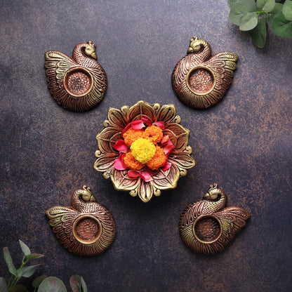Duck T Light Set – Ethnic Handmade Decor