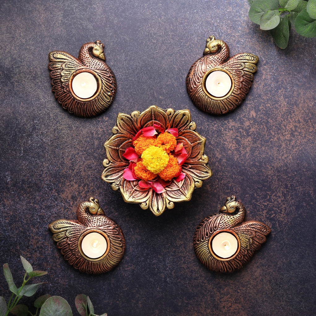 Duck T Light Set – Ethnic Handmade Decor