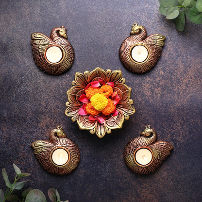 Duck T Light Set – Ethnic Handmade Decor
