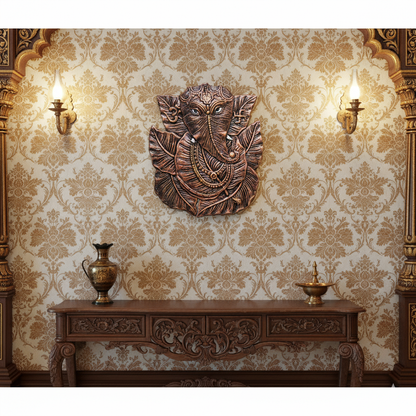 Ganesh Patta Hanging Plate – Traditional Decor
