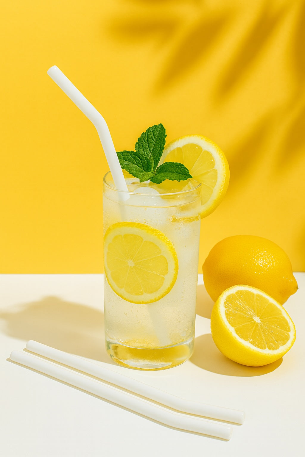 Opal Glass Straws Reusable (set of 6)