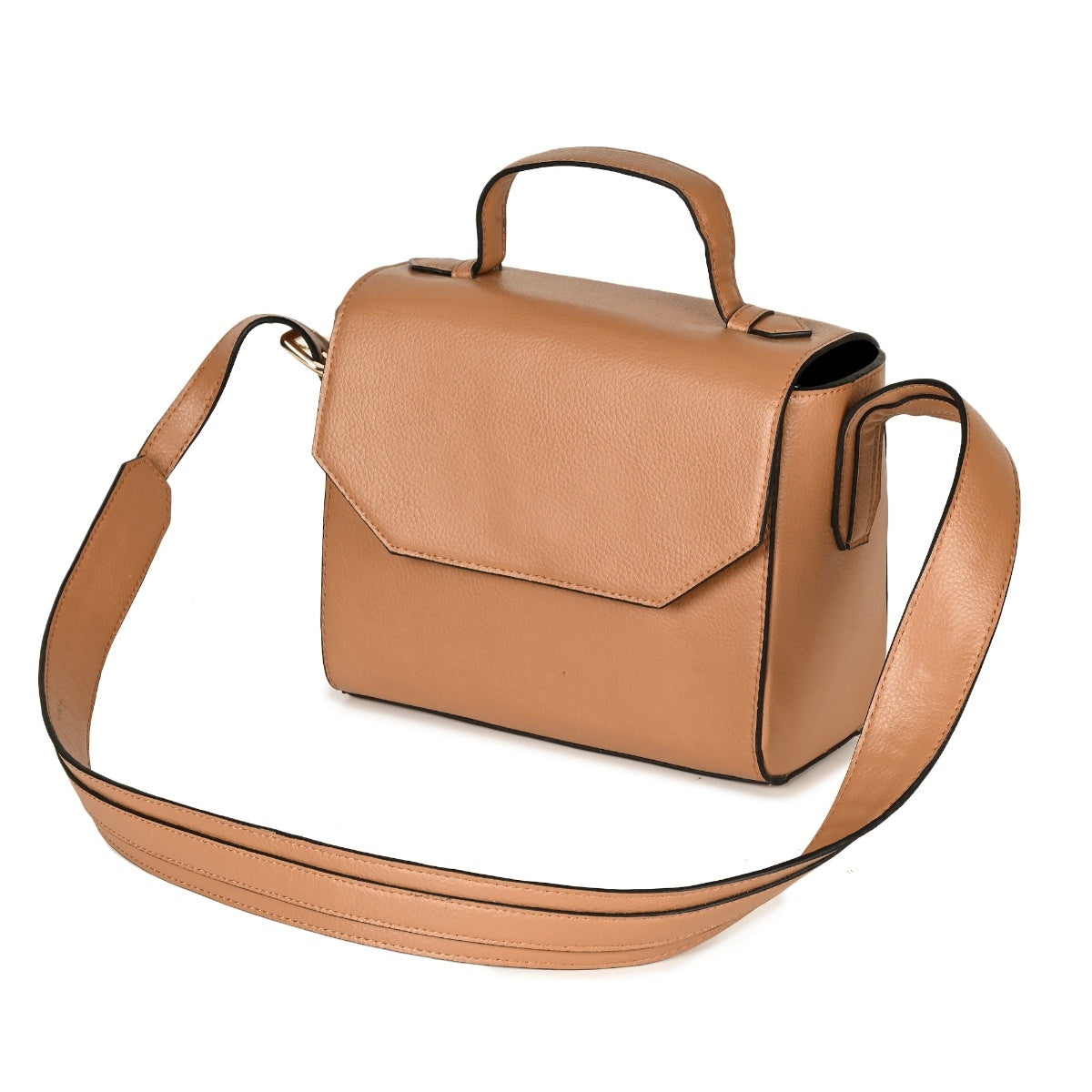 Vegan Leather Asteria Women's Sling Bag (Caramel)