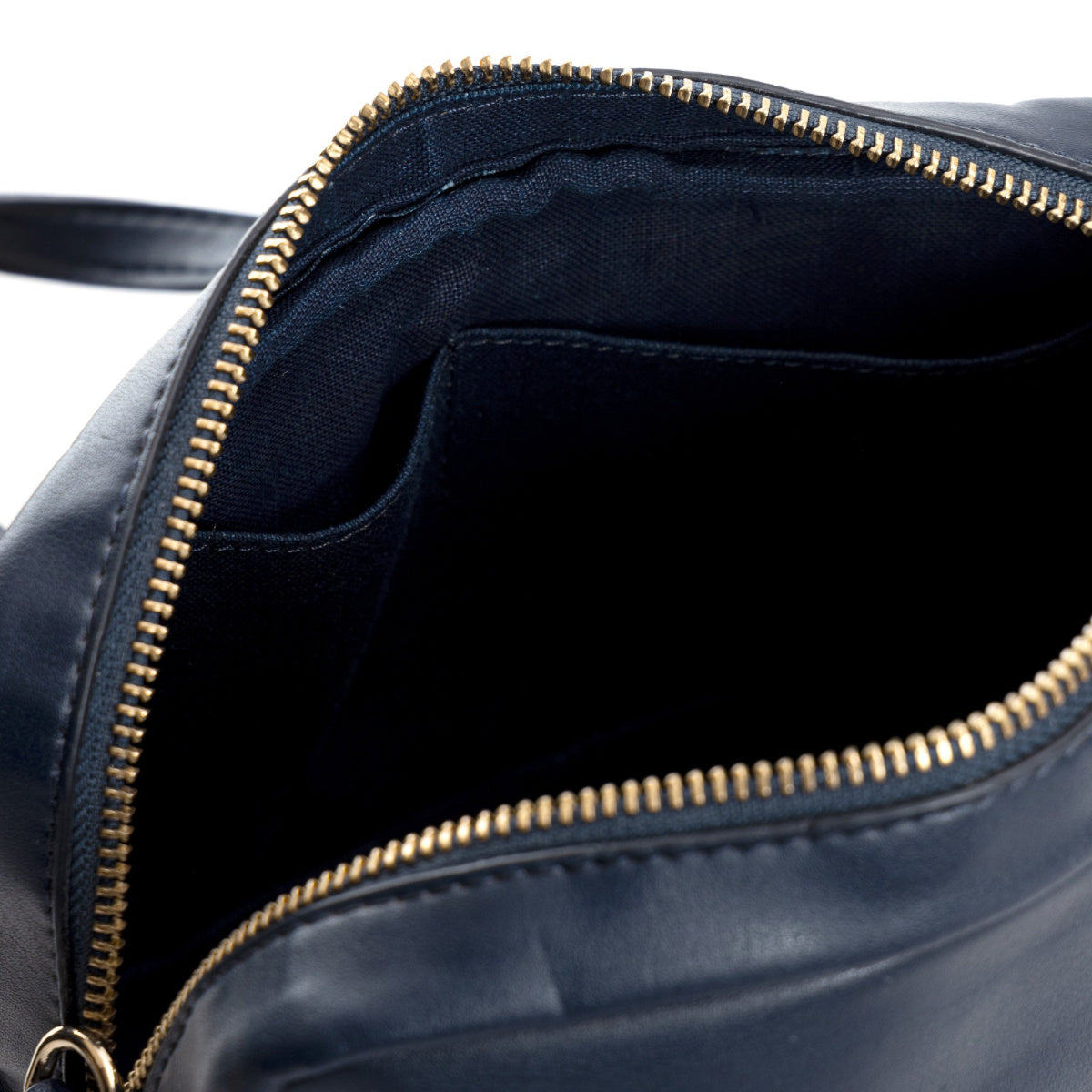 Vanadey (Navy blue & Caramel) | Women's Bag made with Cactus Leather
