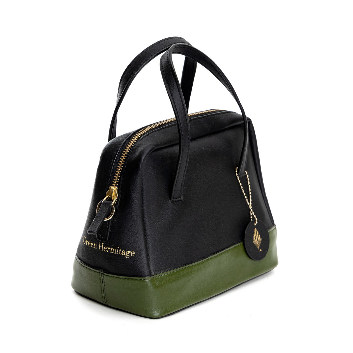 Vanadey (Black & Green) | Women's Bag made with Cactus Leather