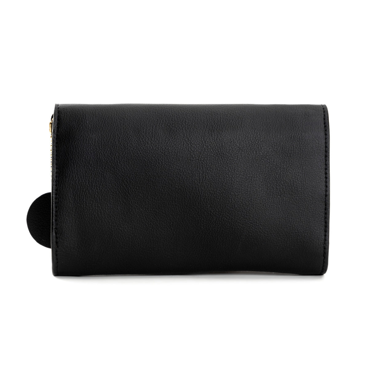 Fides (Black & Gold) | Women's bag made with Apple Leather