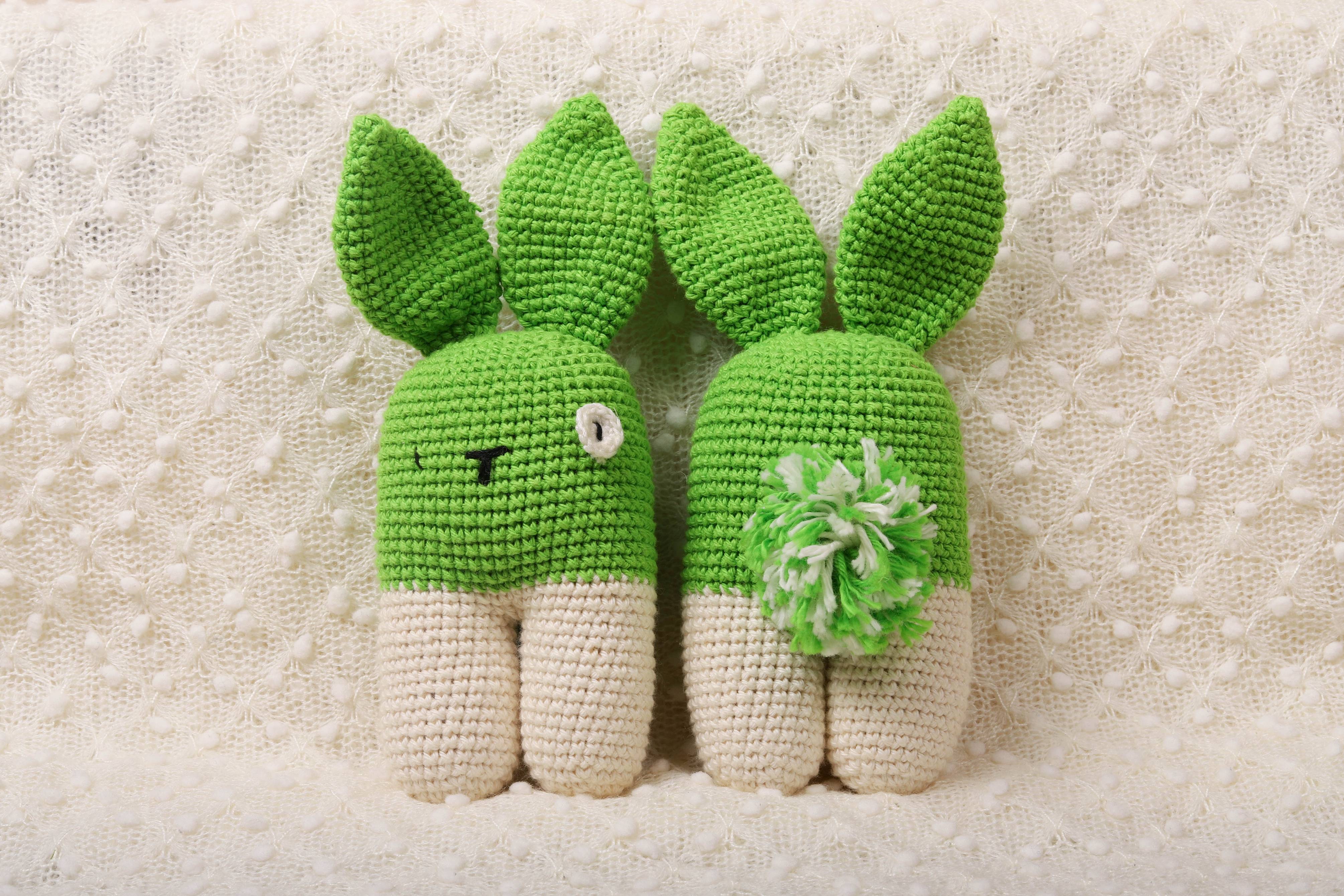Bubblegum Crochet Rattle –  Baby Toy