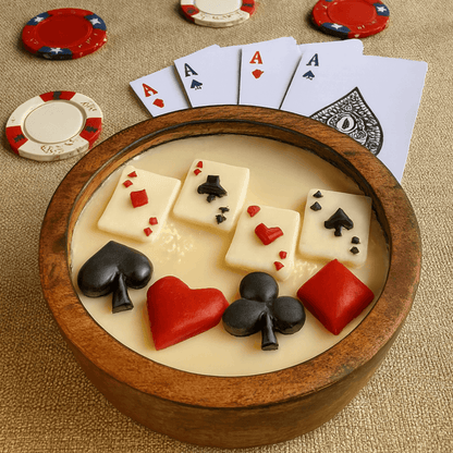 Poker Decorative Candle | Unique Diwali Home Decor