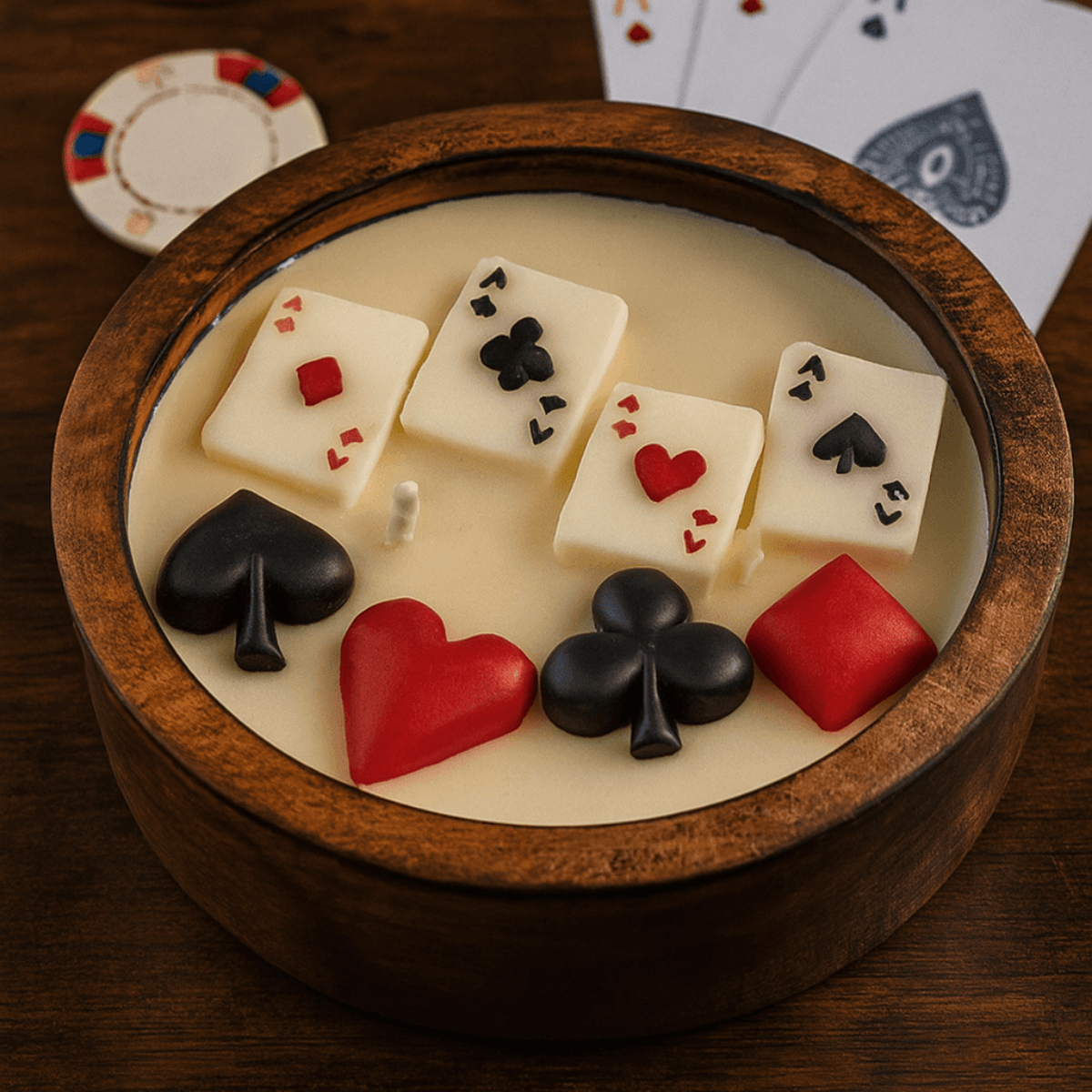 Poker Decorative Candle | Unique Diwali Home Decor
