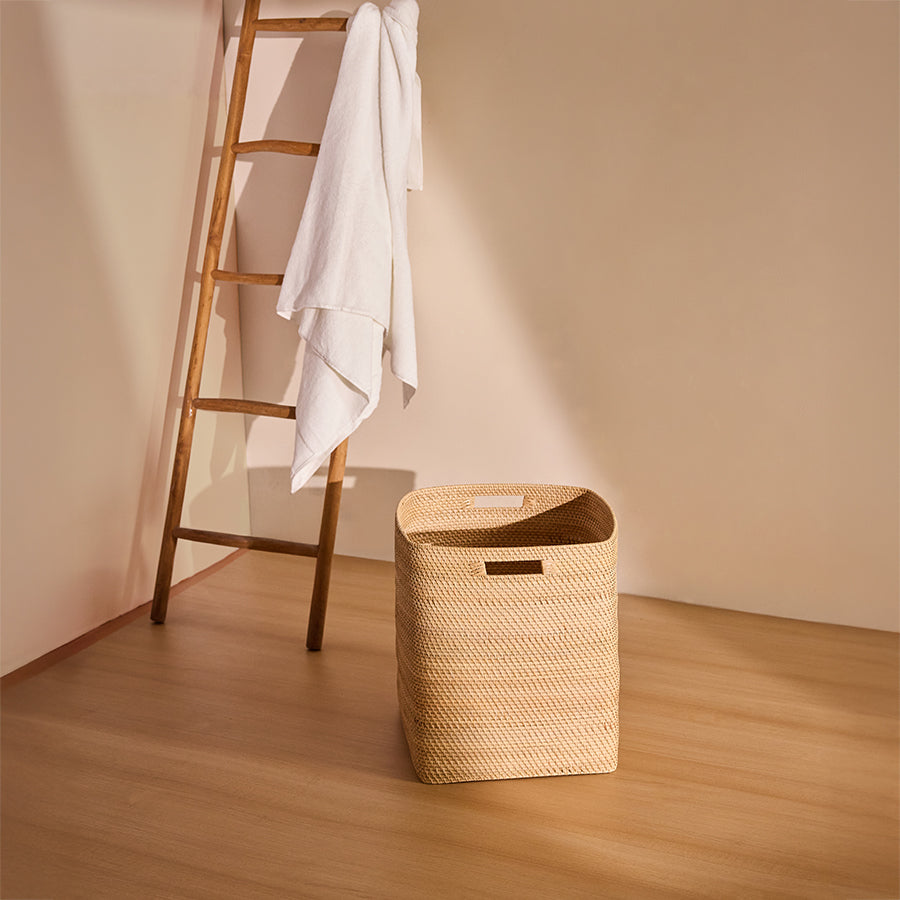 Boston Basket – Natural Handmade Storage Basket