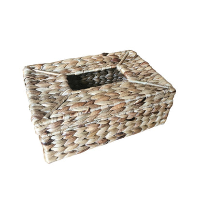 Hyacinth Tissue Box –Elegant Handwoven Tissue Holder for Home & Office