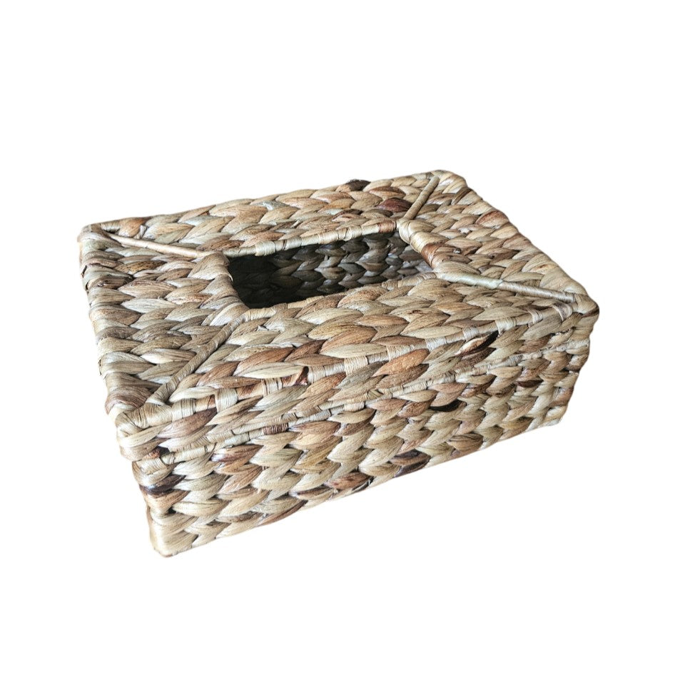Hyacinth Tissue Box –Elegant Handwoven Tissue Holder for Home & Office