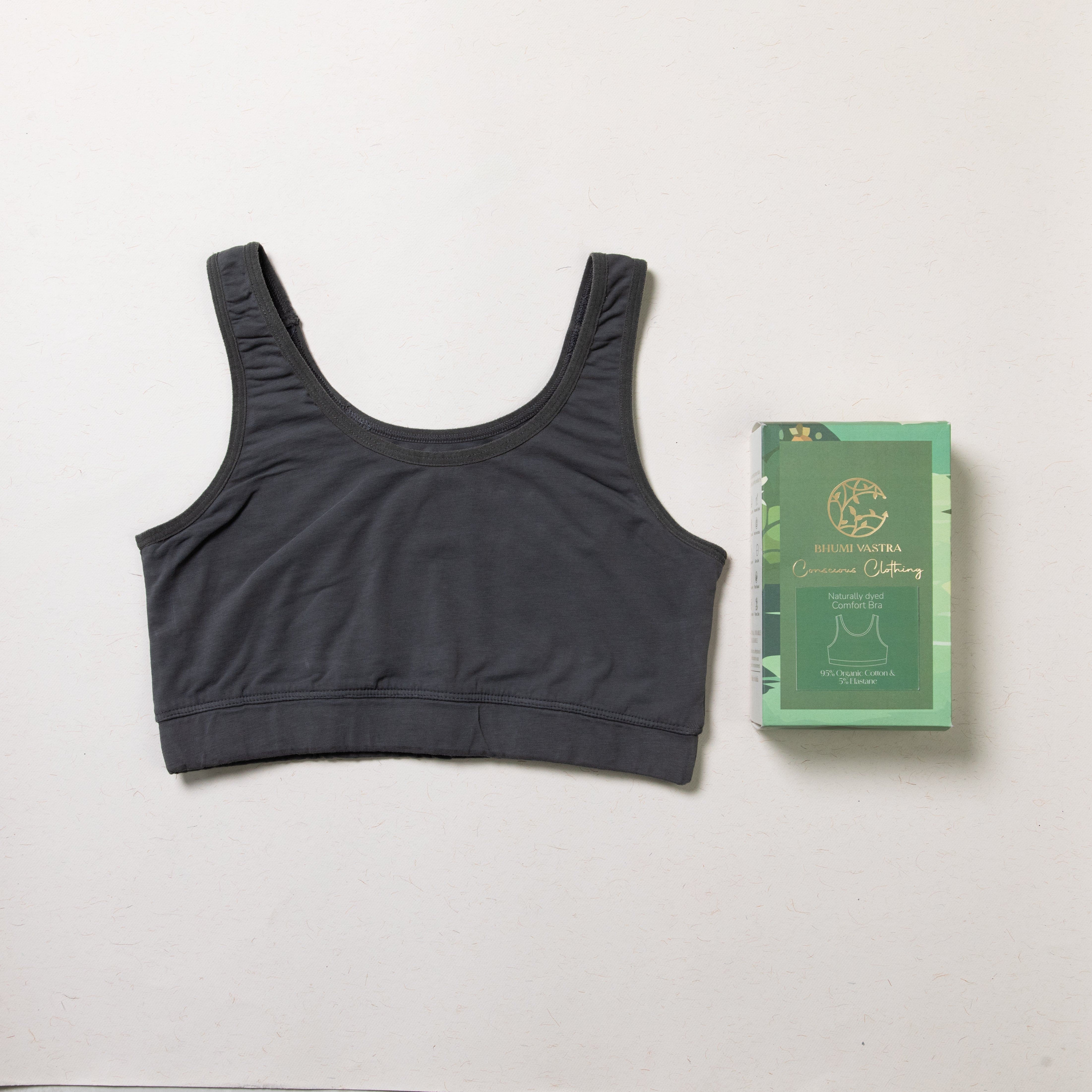 Women’s Organic Sports Bra – Plant Dyed, Toxin-Free & Anti-Microbial