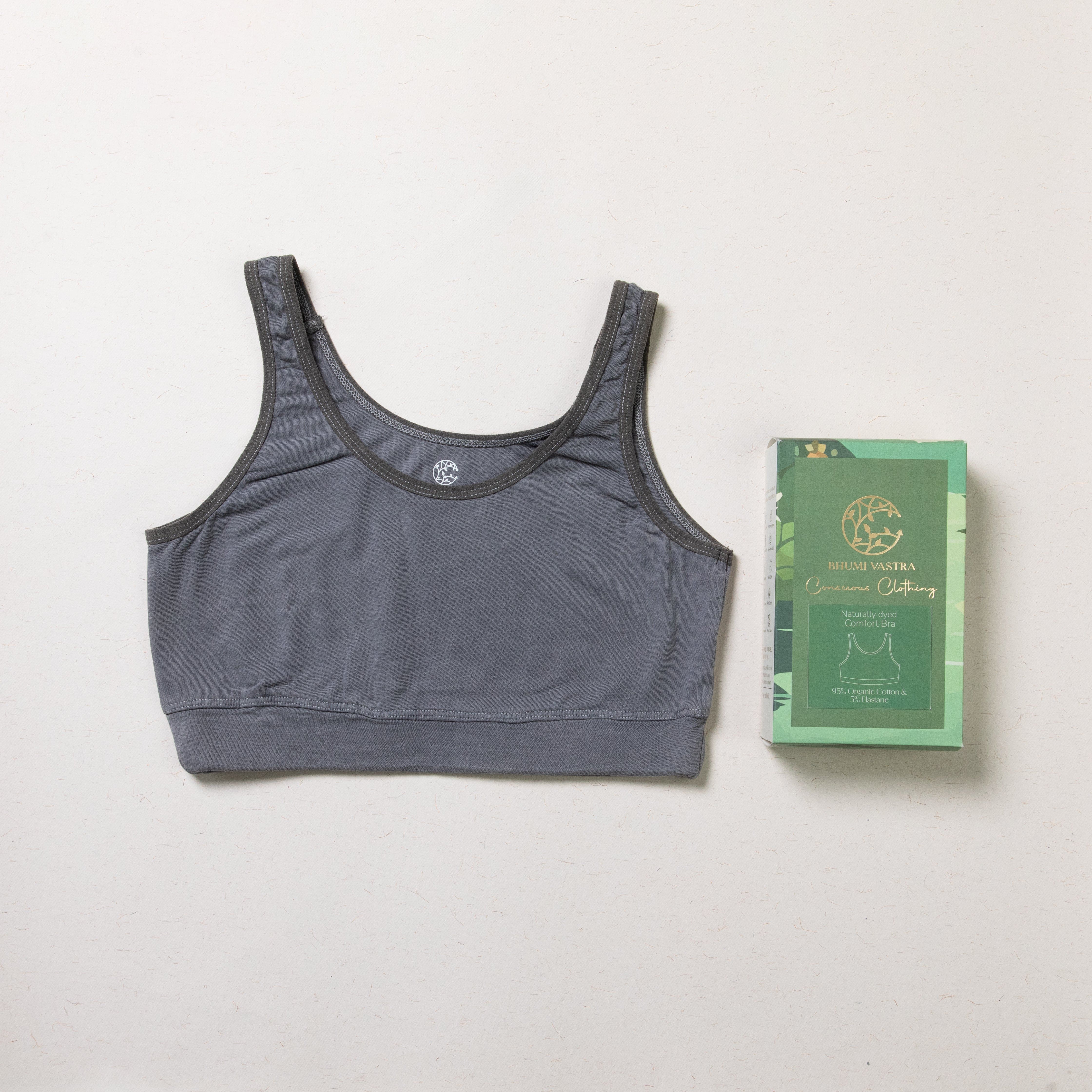 Women’s Organic Sports Bra – Plant Dyed, Toxin-Free & Anti-Microbial