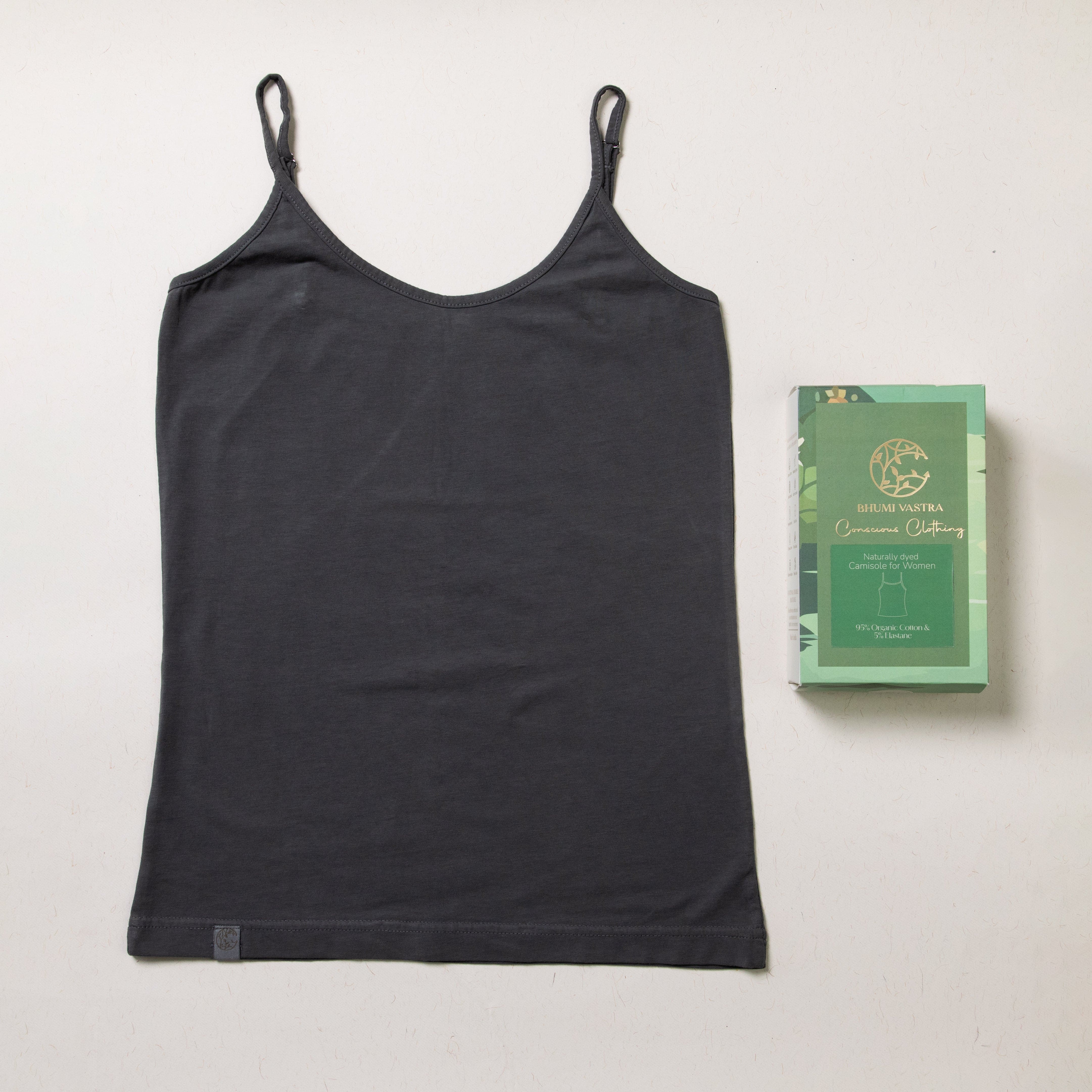 Women’s Organic Camisole/Slip – Soft, Plant Dyed & Anti-Microbial