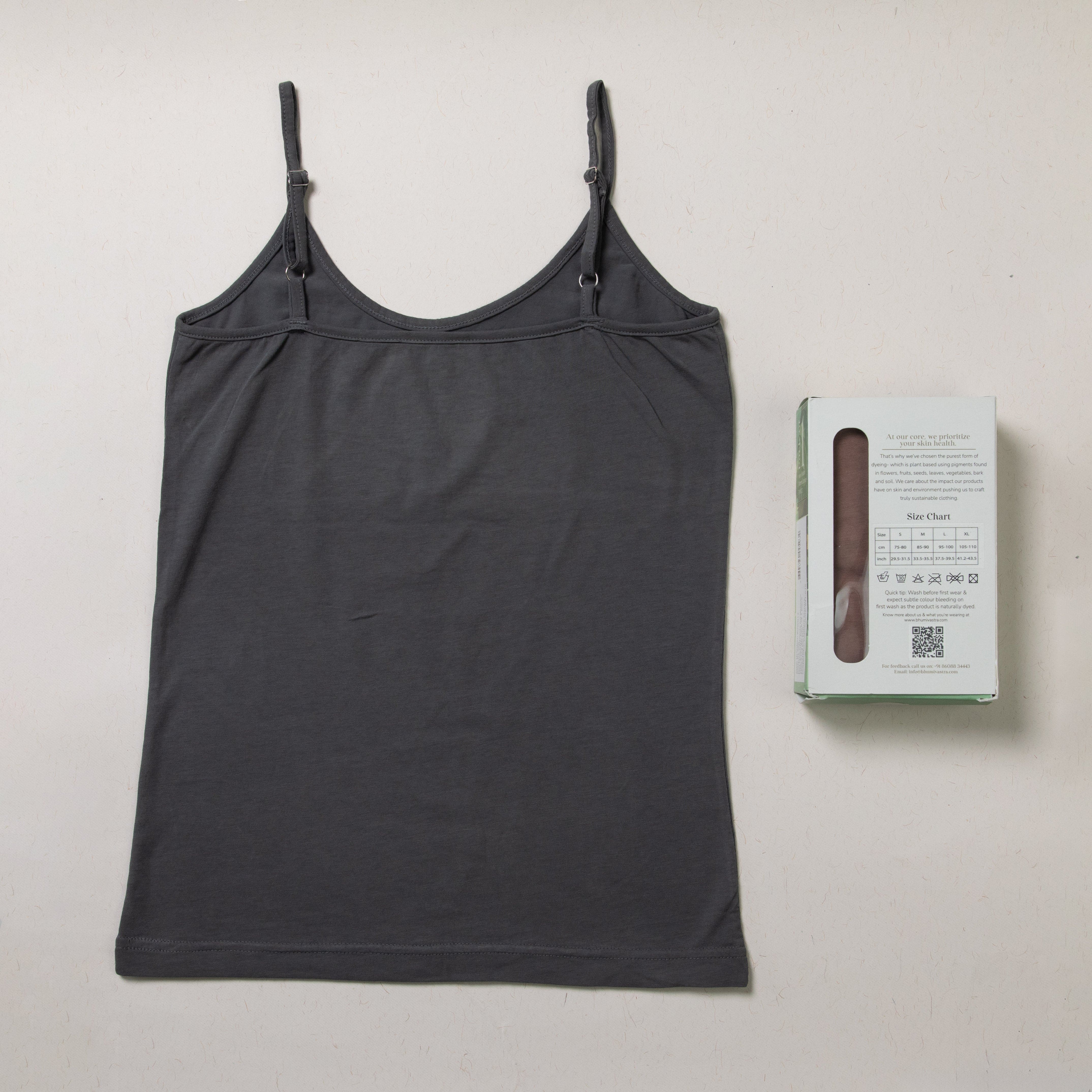 Women’s Organic Camisole/Slip – Soft, Plant Dyed & Anti-Microbial
