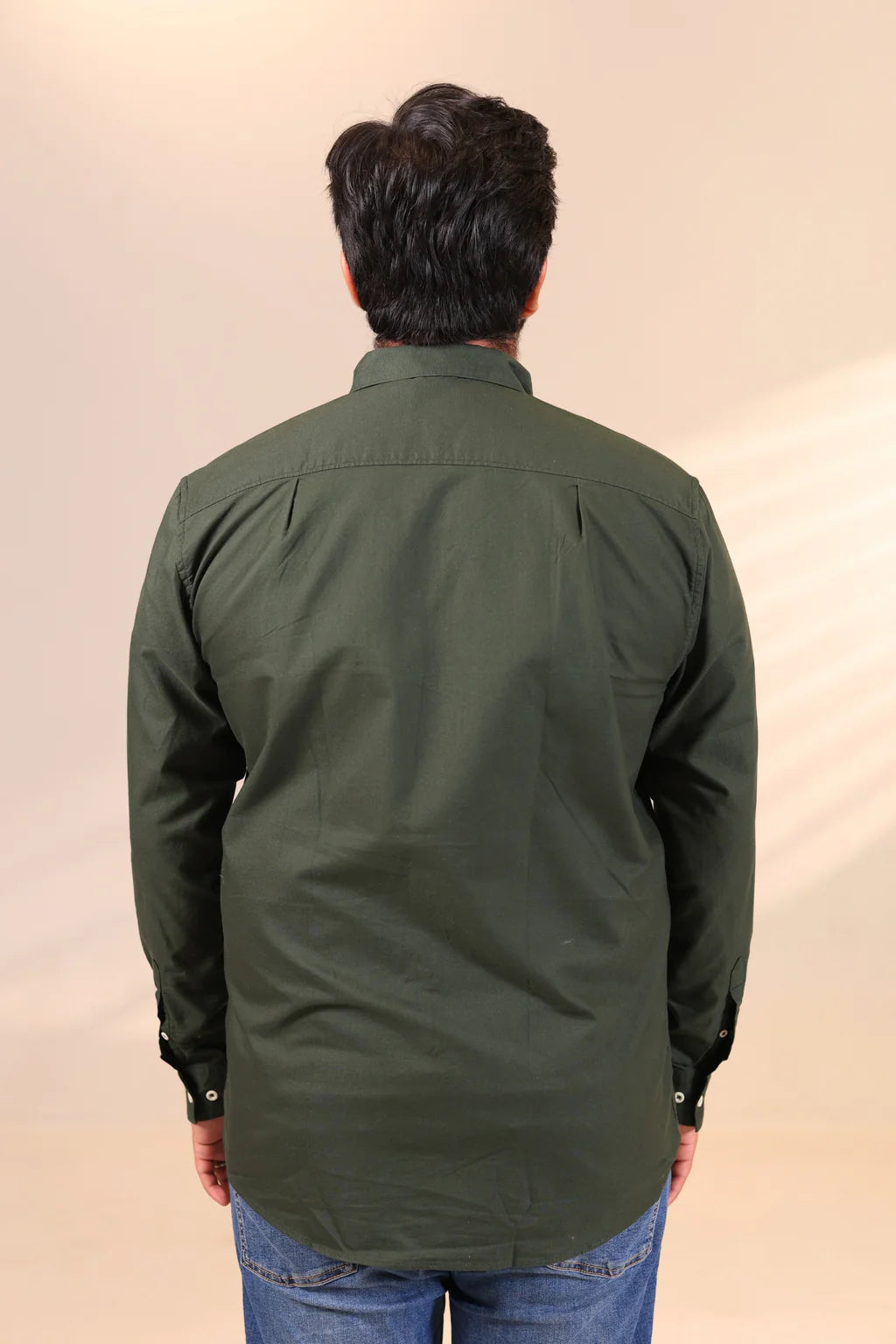Men’s Rainforest Green Cotton Shirt
