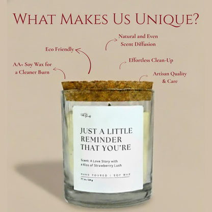 A Warm Hug Candle- Scented with French Lilac