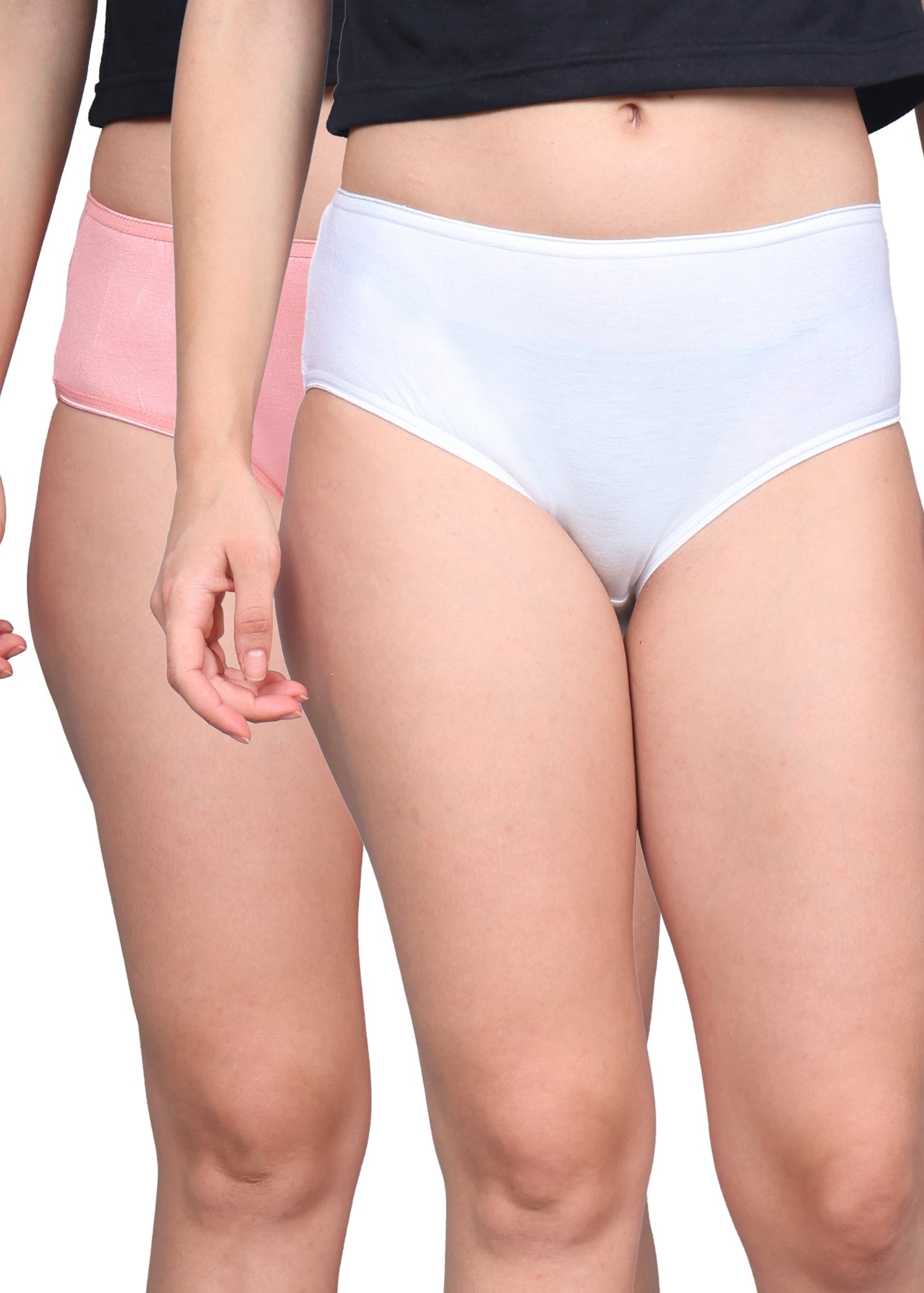 Bamboo Women’s Underwear – Breathable Midi Waist Panty | Pack of 2