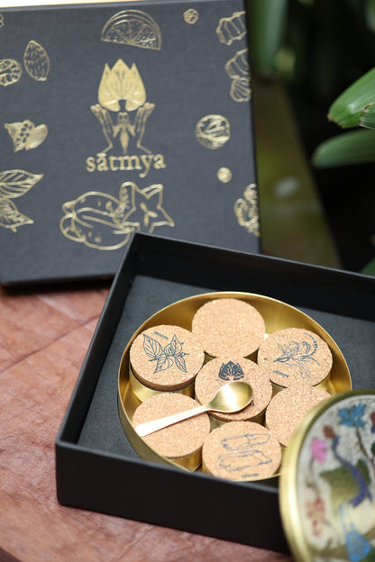 Paramparā Box | Handcrafted Brass Mukhwas Box for Traditional Serving