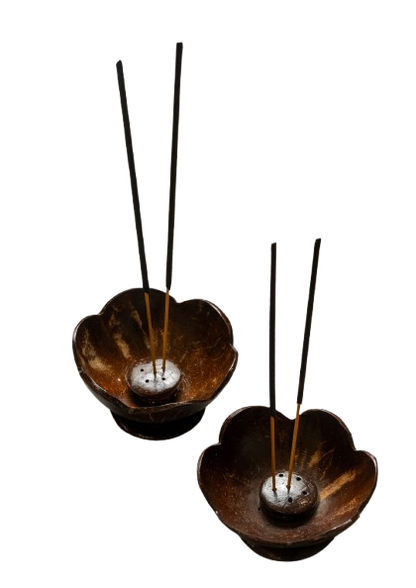 Coconut Incense Holder | Handcrafted Home Fragrance Accessory
