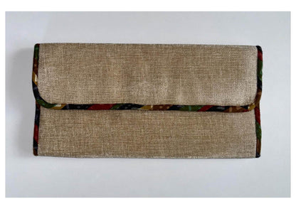 Upcycled Travel Wallet | Eco-Friendly Organizer for Cards & Currency