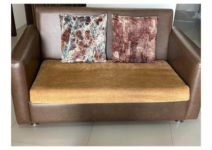 Handcrafted Cushion Covers – Set of 6 | Upcycled Cloth Textures