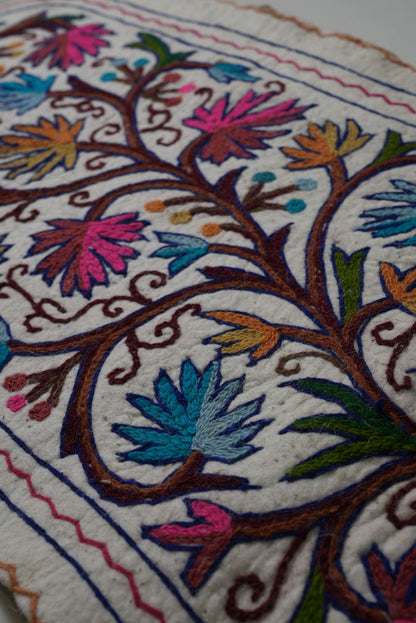 Handmade Namda Bedside Runner | Kashmiri Wool Felt Rug