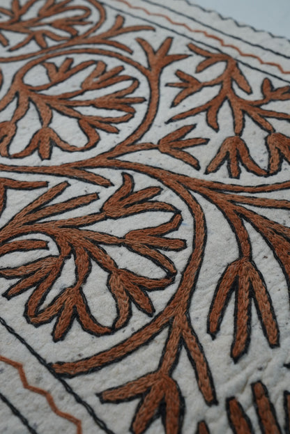 Handmade Namda Bedside Runner | Kashmiri Wool Felt Rug