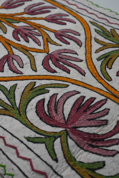 Handmade Namda Bedside Runner | Kashmiri Wool Felt Rug