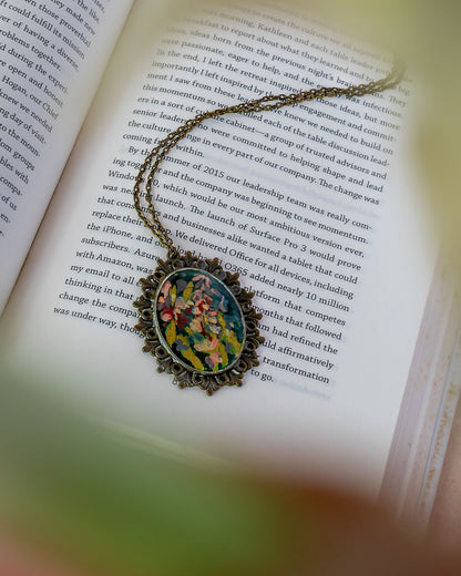 Resin Art Necklace| Handcrafted Resin Accessories for Women