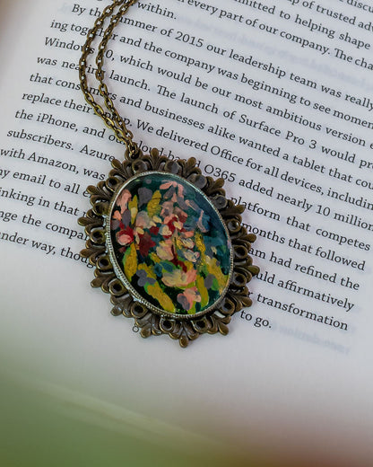 Resin Art Necklace| Handcrafted Resin Accessories for Women
