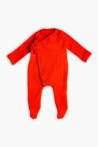Full Onesie for Babies | Pure Wool Herbal Dyed Full Sleeved Tee