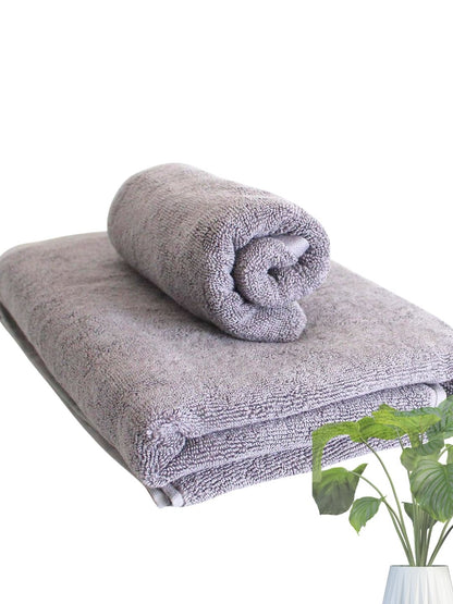 Bamboo Towel Set | Bamboo Bath Towel and Bamboo Hand Towel, Super Soft