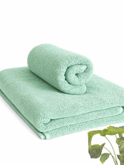 Bamboo Towel Set | Bamboo Bath Towel and Bamboo Hand Towel, Super Soft