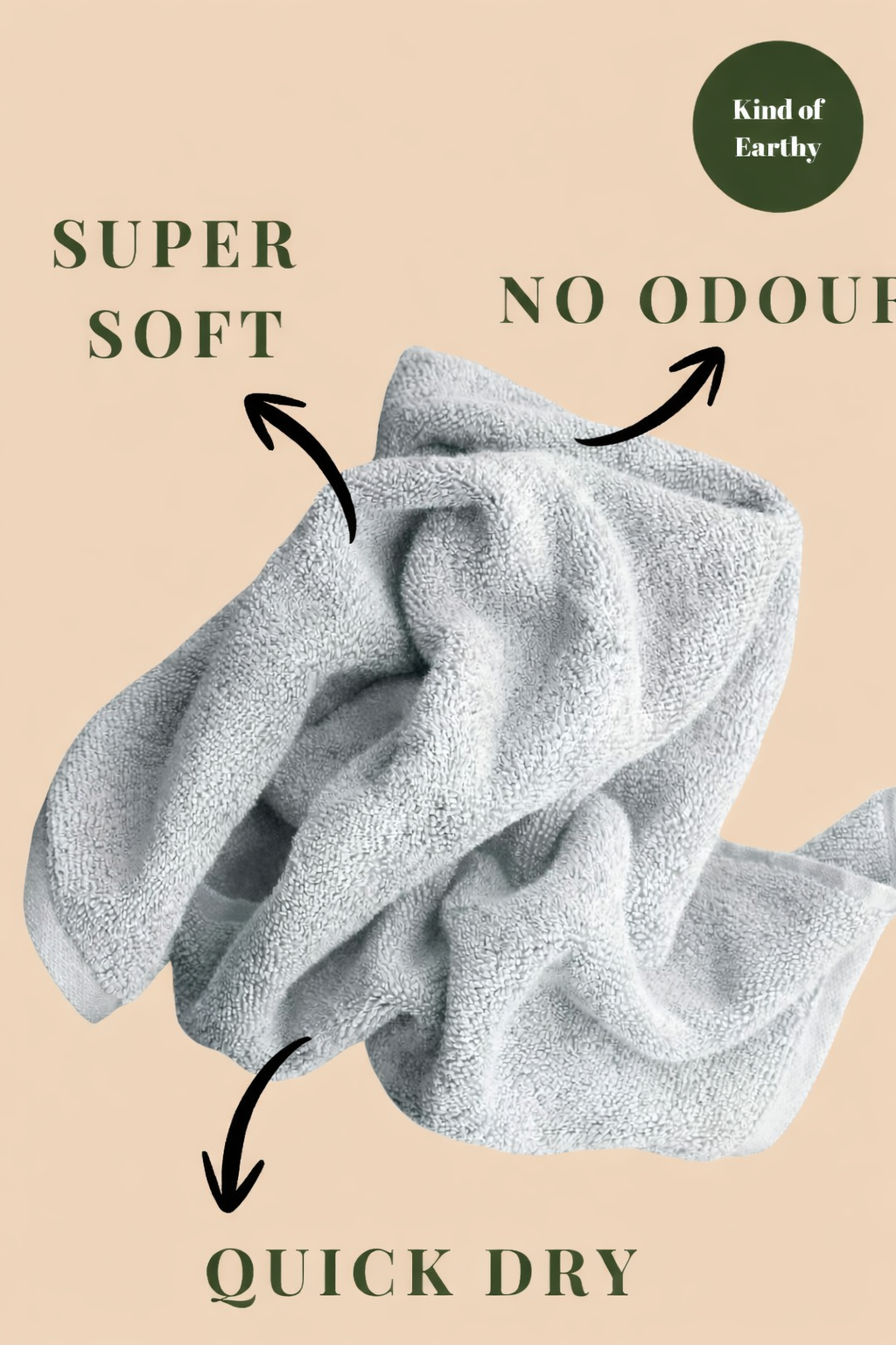 Bamboo Towel Set | Bamboo Bath Towel and Bamboo Hand Towel, Super Soft