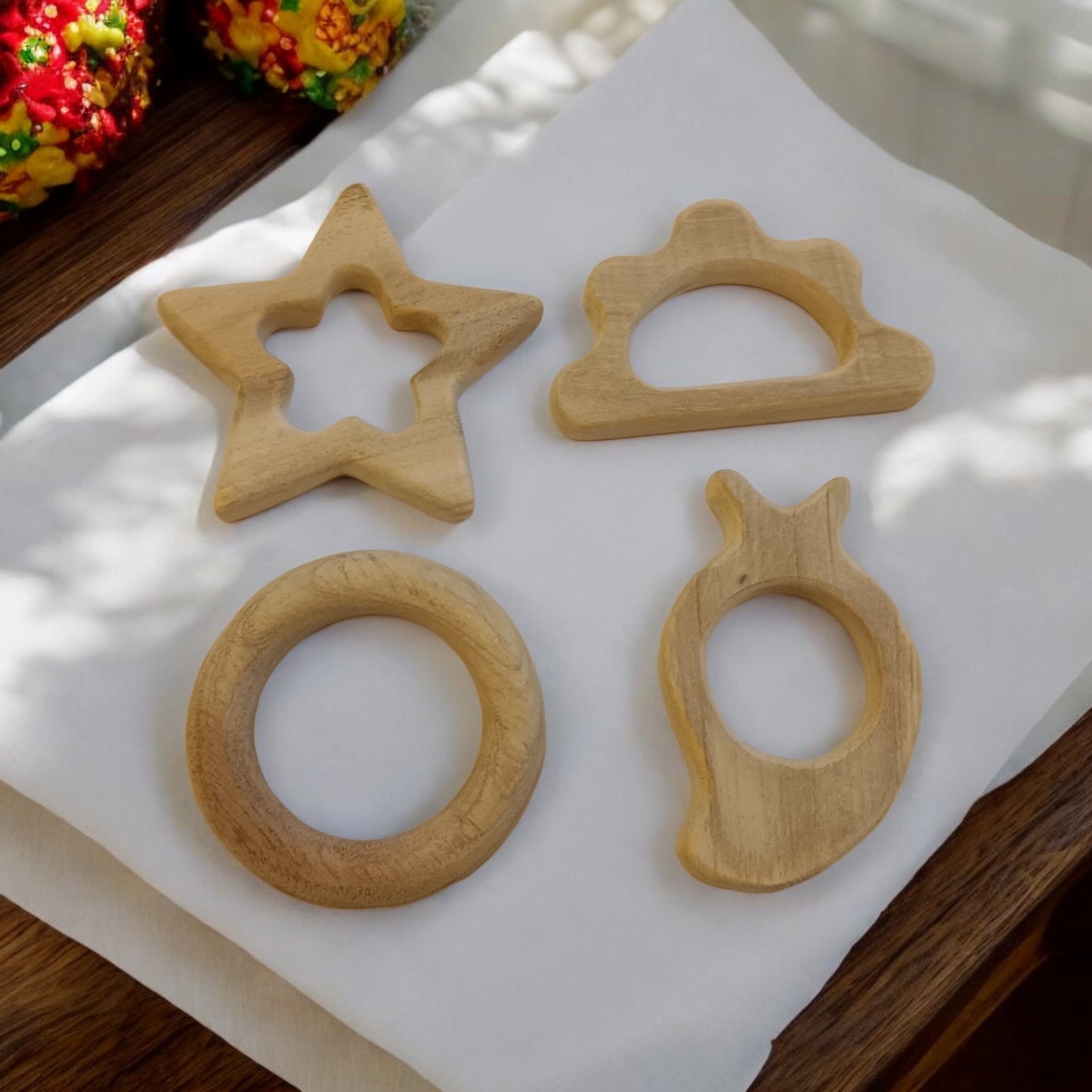 Gum Strengthening Neem Wooden Baby Teethers